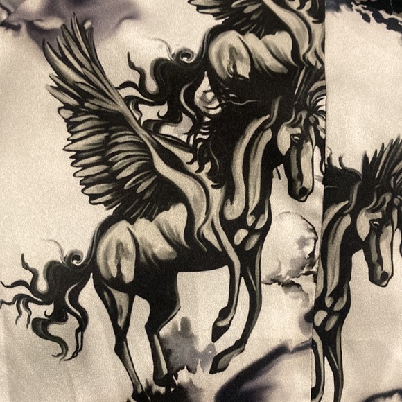 BABYLON / W LES FEMMES Pegasus horse blouse size 44 - Picture 2 of 13